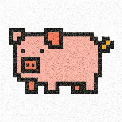 maialino pixelart primaria.org
