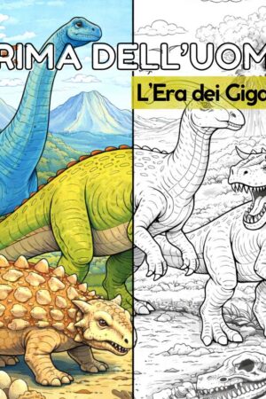 Copertina attività dinosauri per la scuola primaria