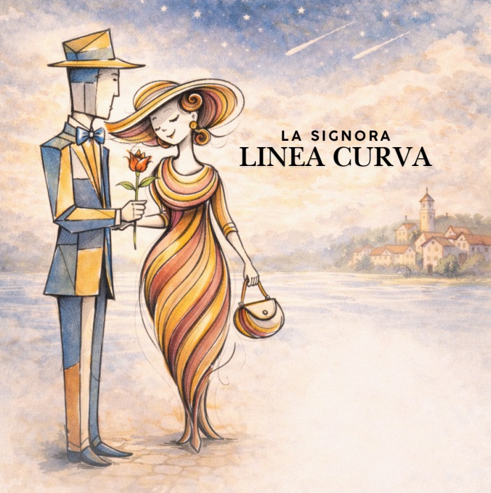 Copertina la signora linea curva