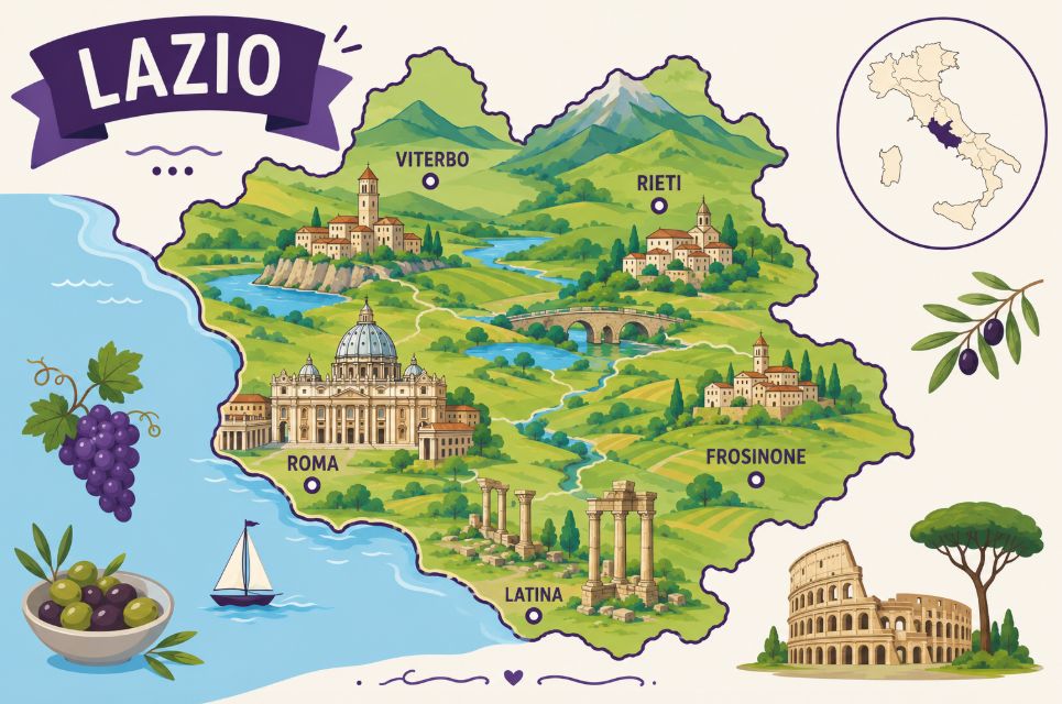 lazio geografia